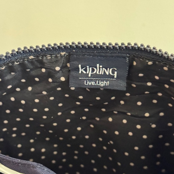 Kipling Blue Zippered Pouch - Picture 7 of 12